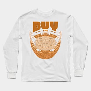 Nacho and sauce cartoon Long Sleeve T-Shirt